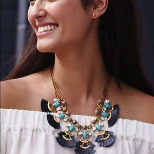 STELLA & DOT Lotus Tassel Necklace